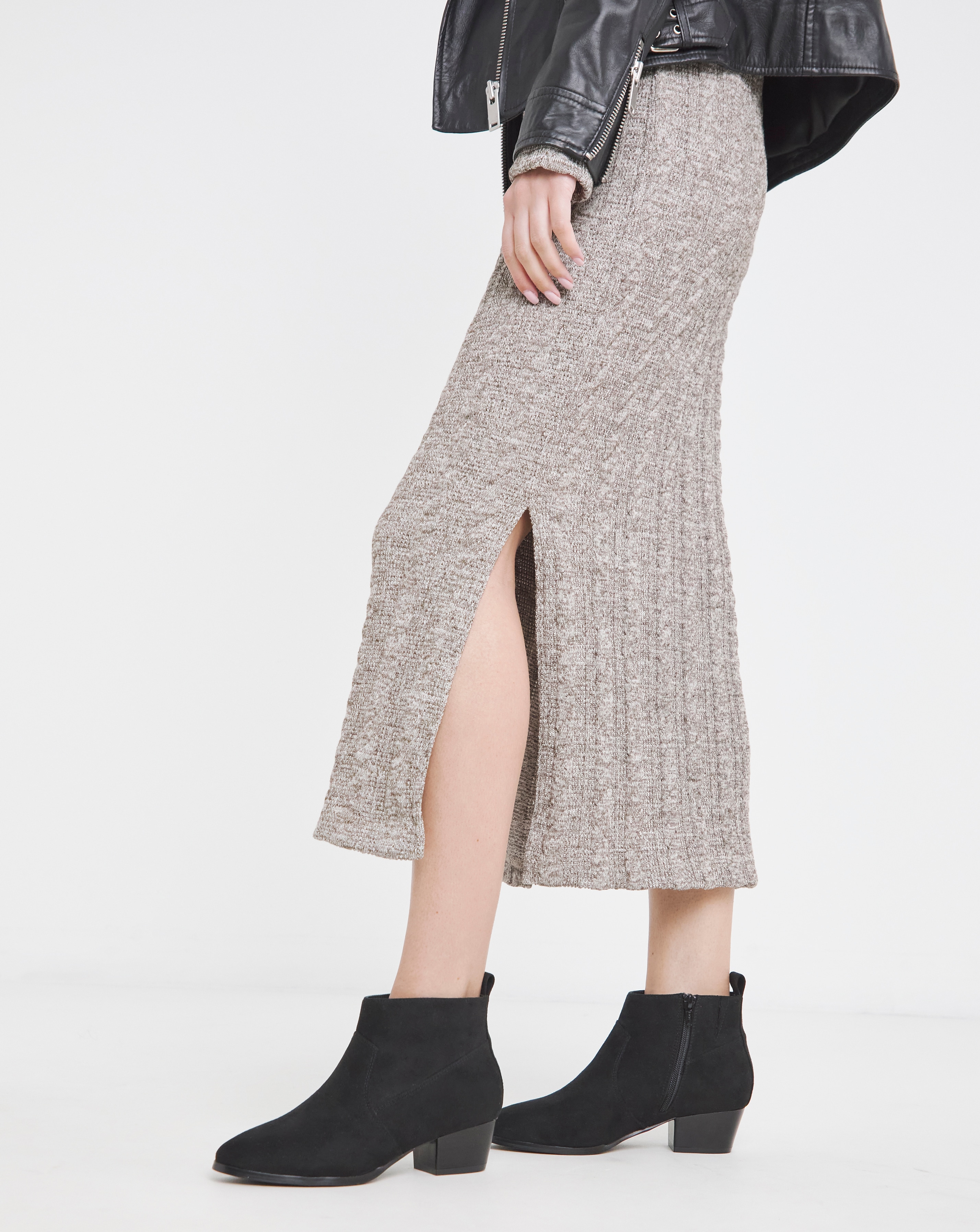 Block Heel Ankle Western Boot E Fit