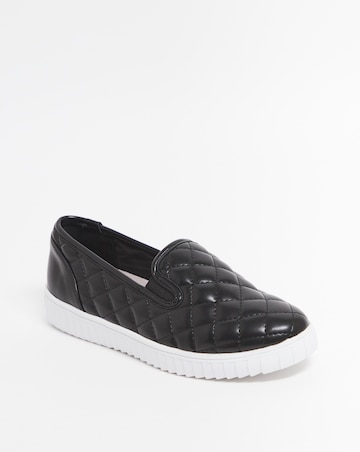 Cushion Walk Twin Gusset Quilted Trainer E Fit