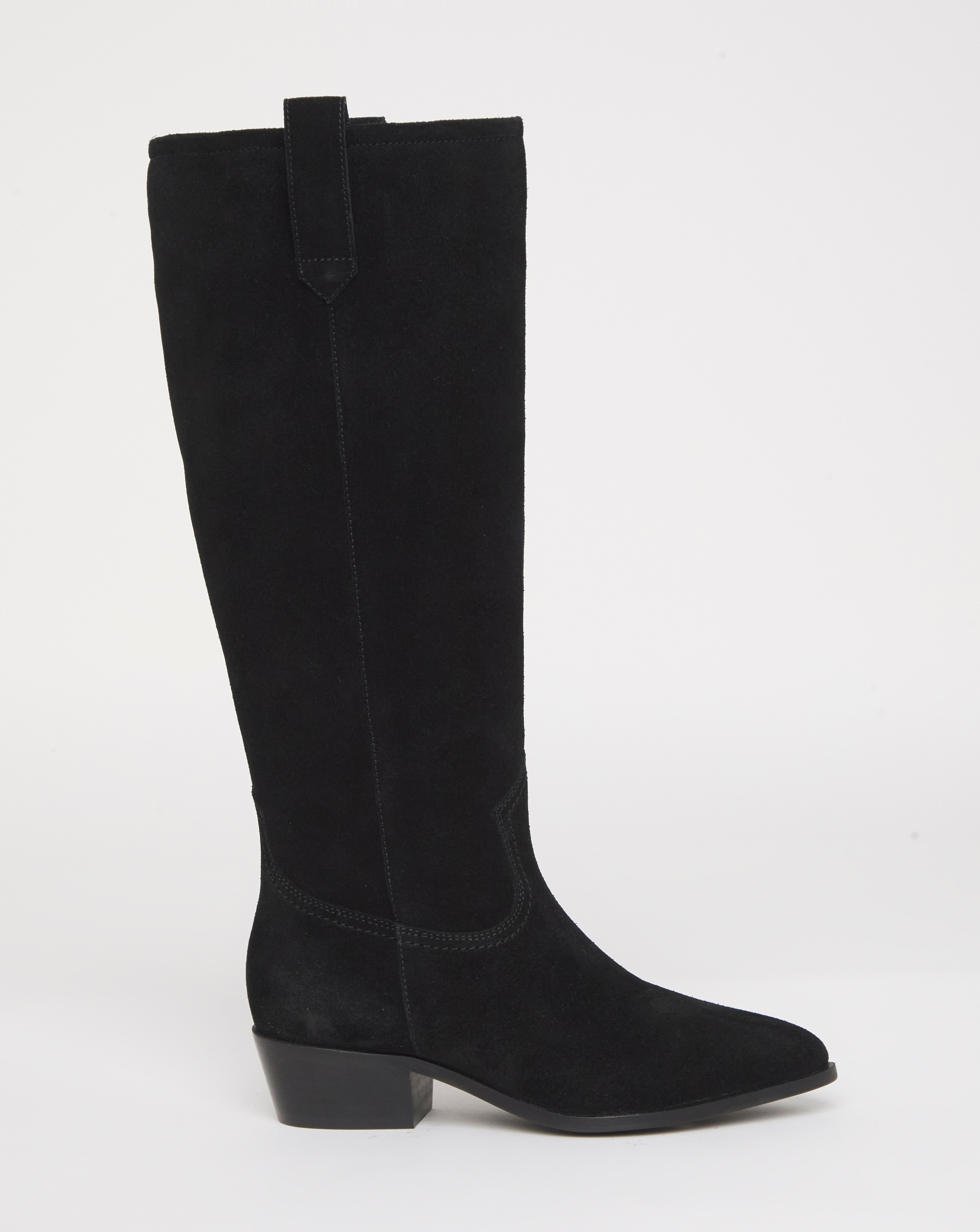 Knee High Suede Western Boot E C