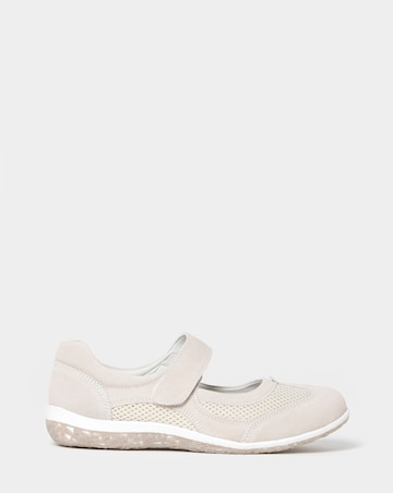 Heavenly Soles Avalon Sporty May Jane Trainer - Wide Fit (E)