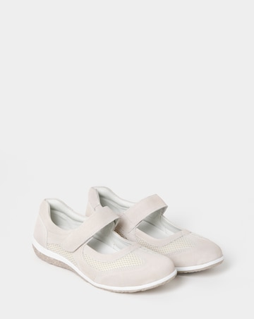 Heavenly Soles Avalon Sporty May Jane Trainer - Wide Fit (E)