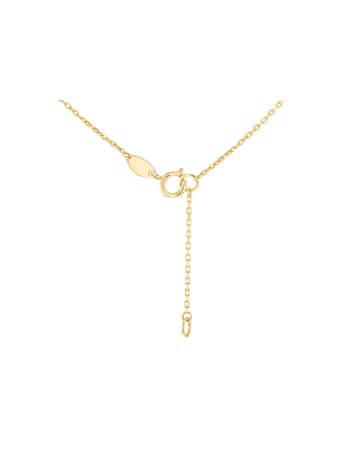 9CT Gold Malachite Petals Necklace