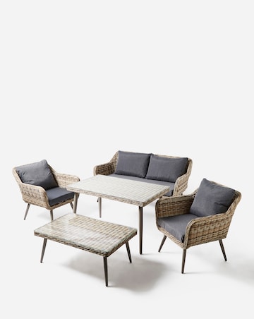 Novara Rattan 5 Piece Sofa Set