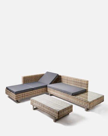 Novara Rattan Corner Sofa Set