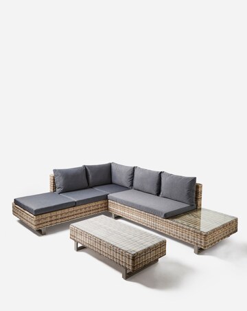 Novara Rattan Corner Sofa Set