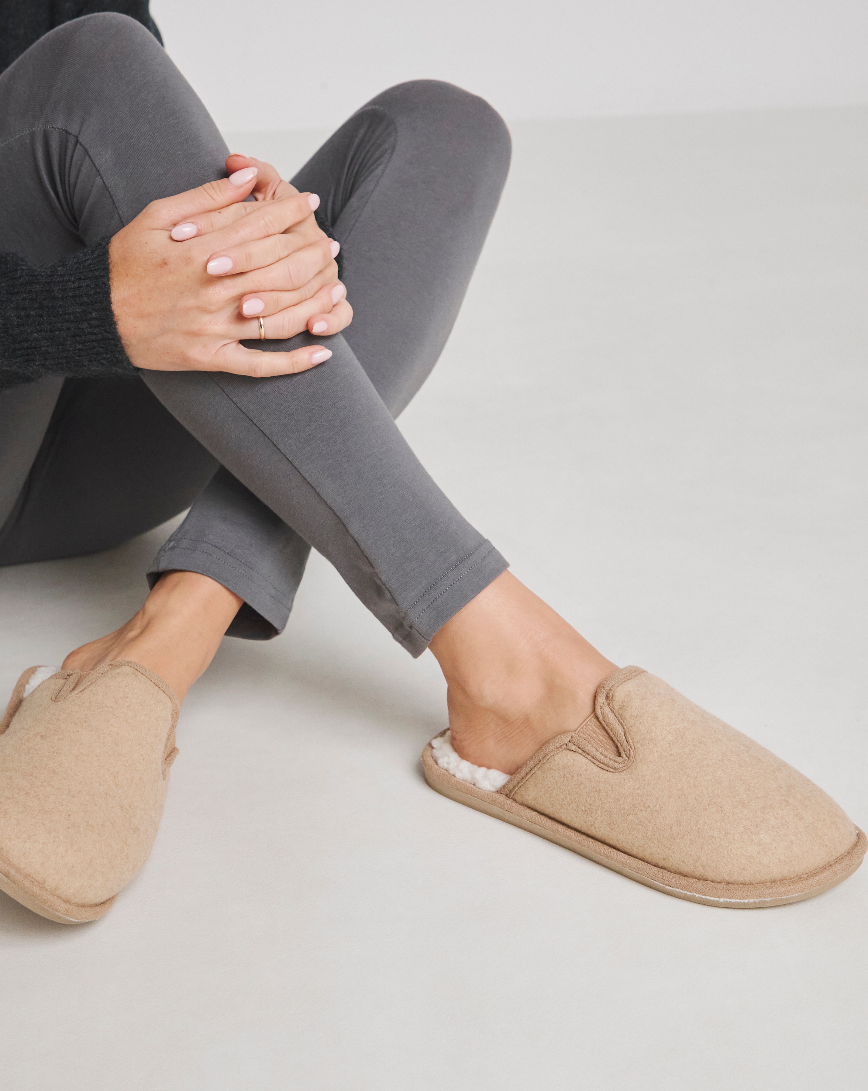 Open Toe Mule Wide Fit