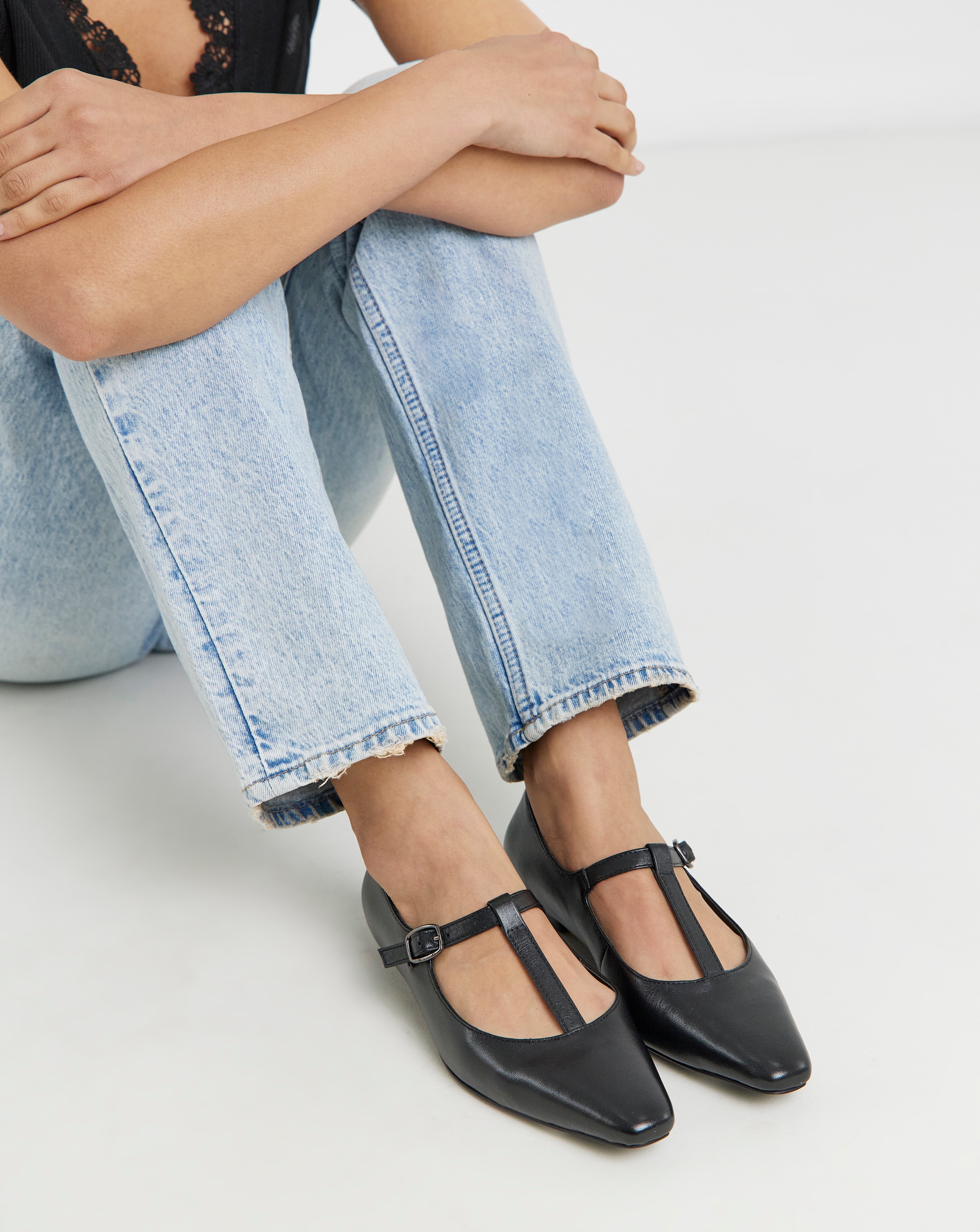 New In - Square Toe Mary Janes Wide