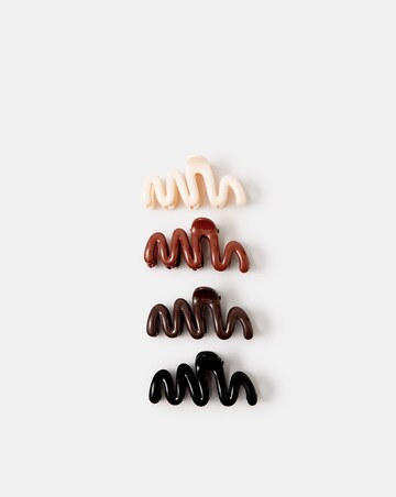 Accessorize Mini Wiggle Claw Clips