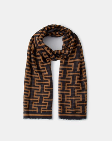 Accessorize Geometric Print Scarf