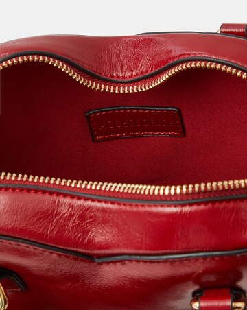 Accessorize Patent Heart Crossbody Bag