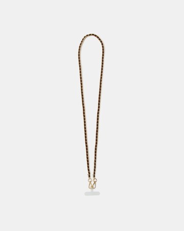 Accessorize Leather Chain Phone Strap