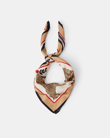 Accessorize Leopard Print Square Scarf
