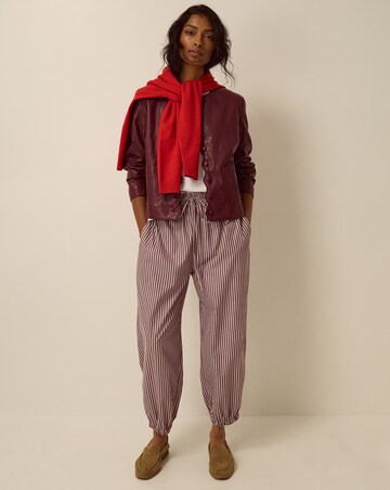 Monsoon Penelope Scallop Leather Jacket