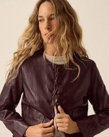 Monsoon Penelope Faux Leather Jacket