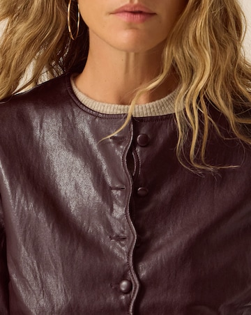 Monsoon Penelope Faux Leather Jacket