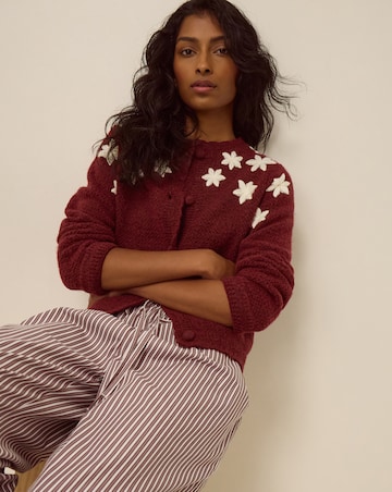 Monsoon Erin Floral Embroidered Cardigan