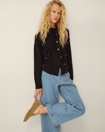 Monsoon Naya High Neck Knitted Jacket