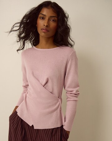 Monsoon Dora Drape Knitted Top