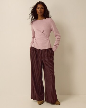 Monsoon Dora Drape Knitted Top
