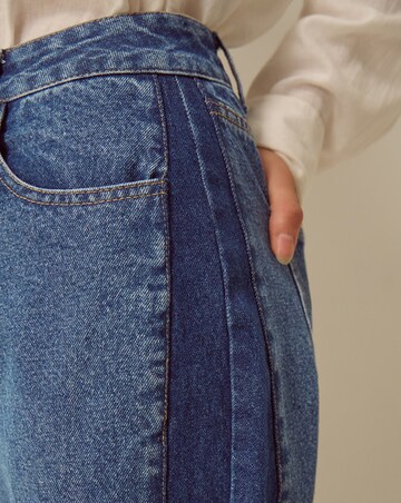 Monsoon Natalie Contrast Barrel Jeans