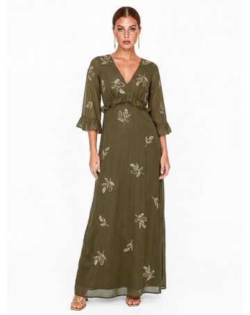 Maya Deluxe Embellished Maxi Dress