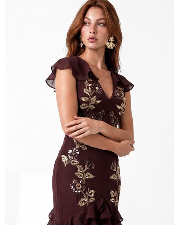 Maya Deluxe Embellished Maxi Dress