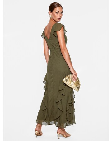 Maya Deluxe Floral V Back Midaxi Dress