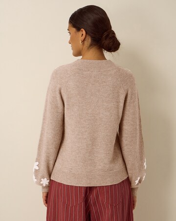 Monsoon Emily Floral Embroidered Jumper
