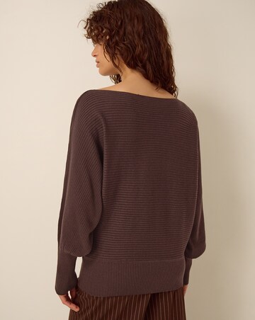 Monsoon Remi Ribbed Boat Neck Jumper