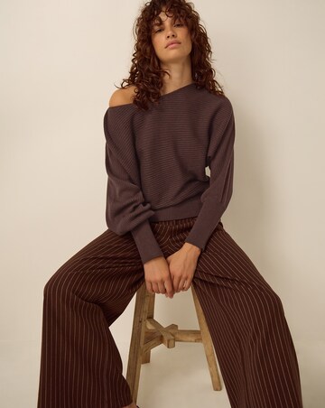 Monsoon Remi Ribbed Boat Neck Jumper