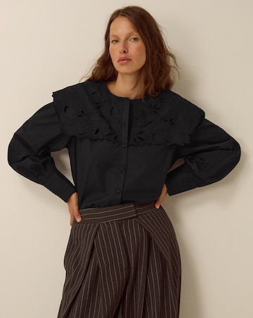 Monsoon Eliana Embroidered Collar Shirt