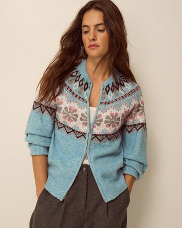 Monsoon Fen Fair Isle Cardigan