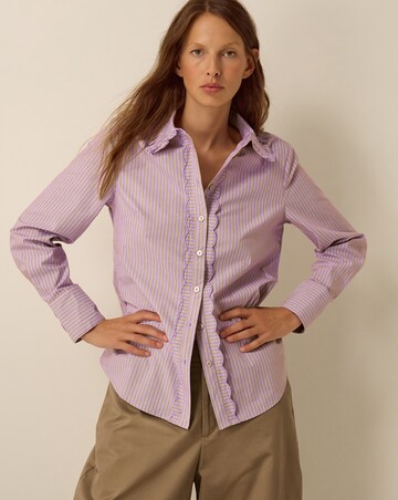 Monsoon Sabrina Scallop Stripe Shirt