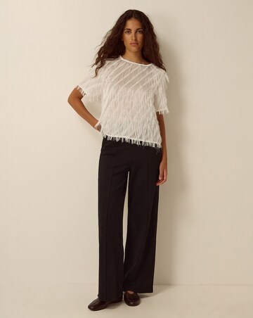 Monsoon Payton Ponte Wide Leg Trousers