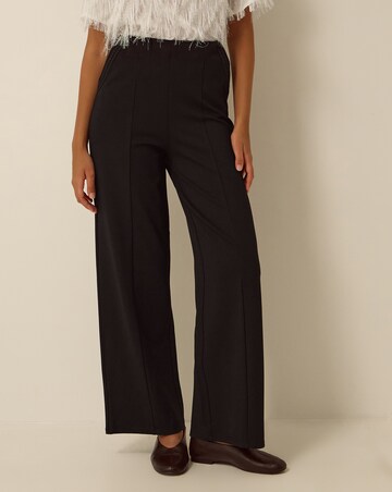 Monsoon Payton Ponte Wide Leg Trousers