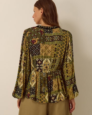 Monsoon Laoise Floral Patchwork Top
