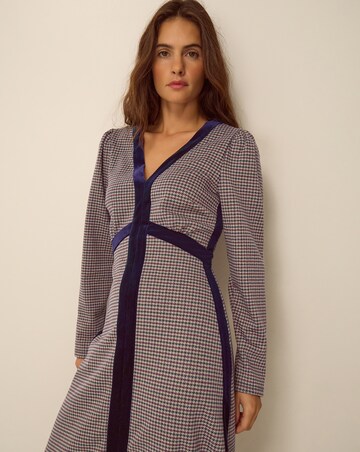 Monsoon Claude Houndstooth Midi Dress