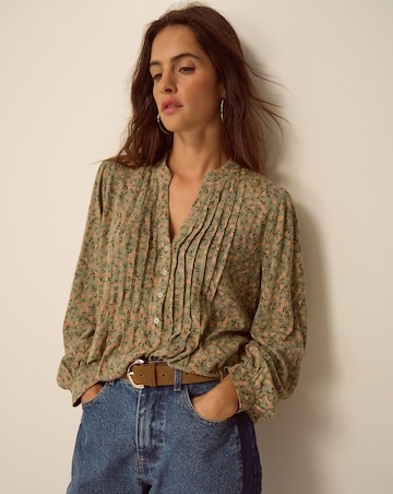 Monsoon Deena Ditsy Floral Jersey Blouse