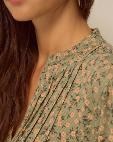 Monsoon Deena Ditsy Floral Jersey Blouse