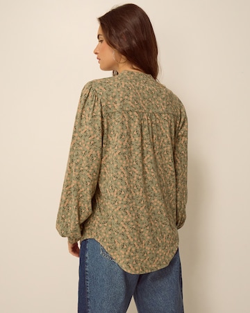 Monsoon Deena Ditsy Floral Jersey Blouse