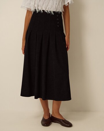 Monsoon Sonja Corduroy Midi Skirt