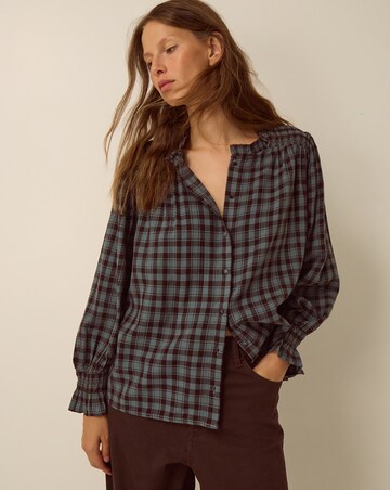Monsoon Ruby Check Blouse