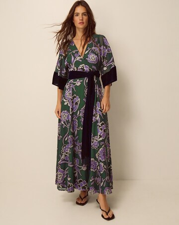 Monsoon Willow Floral Print Midi Dress