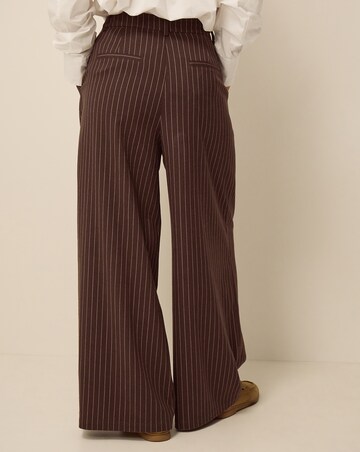 Monsoon Jen Pinstripe Wide Leg Trousers
