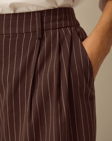 Monsoon Jen Pinstripe Wide Leg Trousers