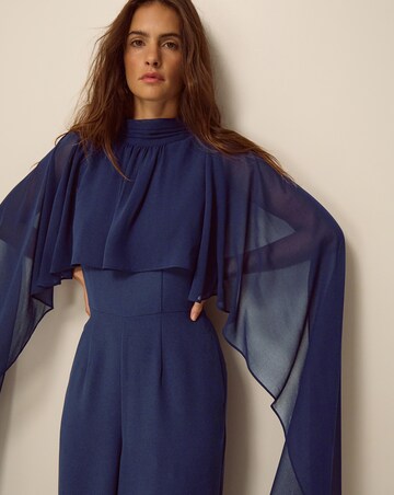 Monsoon Valerie Cape Wide Leg Jumpsuit