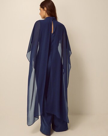 Monsoon Valerie Cape Wide Leg Jumpsuit