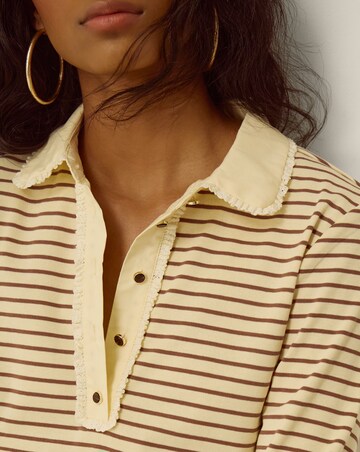 Monsoon Stacy Stripe Jersey Polo Top