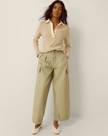 Monsoon Stacy Stripe Jersey Polo Top