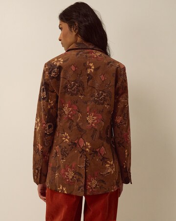 Monsoon Princella Floral Corduroy Blazer